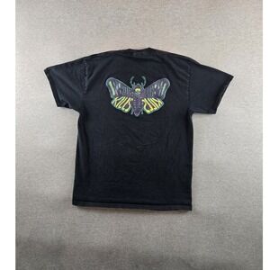 Creature Shirt Mens Medium Black Skateboard Moth Graphic Tee Short Sleeve Grunge